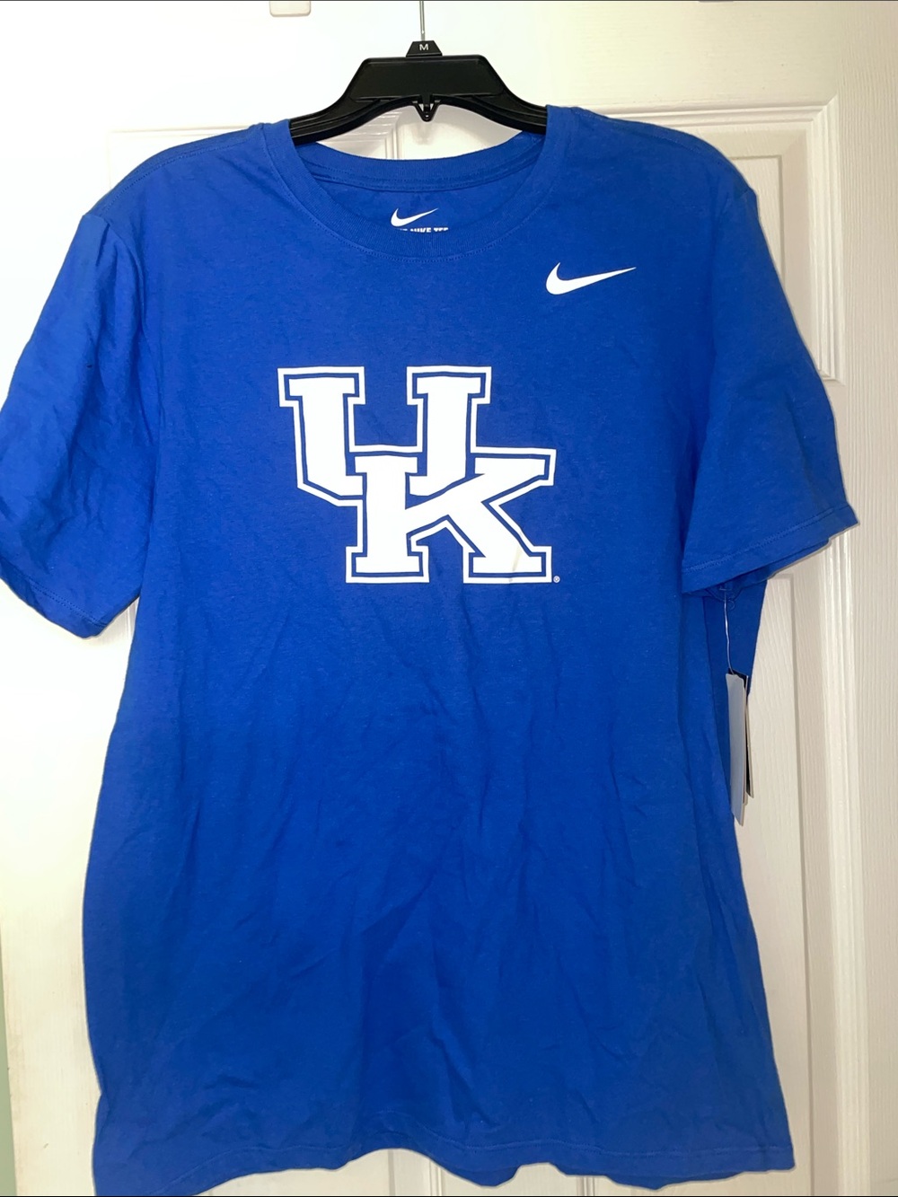 Nike Royal Blue T‑Shirt with White UK Logo
